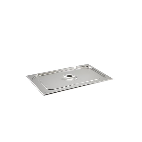 Stainless Steel Gastronorm Pan Notched Lid 1/1