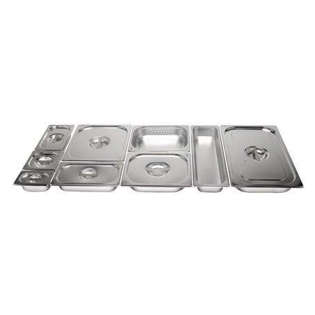 Stainless Steel Gastronorm Lid 1/9