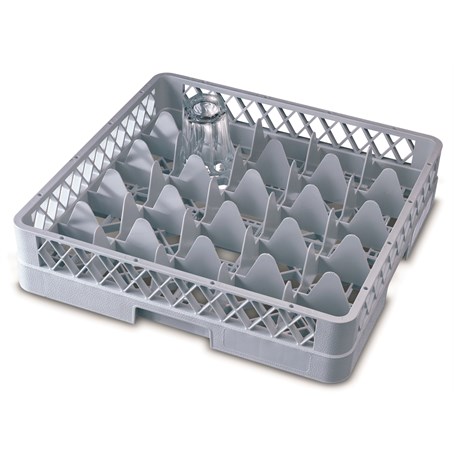 Genware 25 Comp Glass Rack With 1 Extender