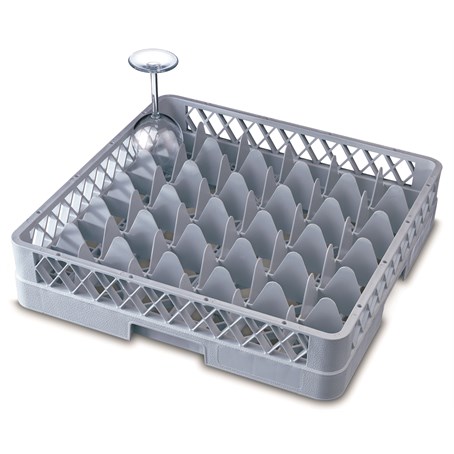 Genware 36 Comp Glass Rack With 1 Extender