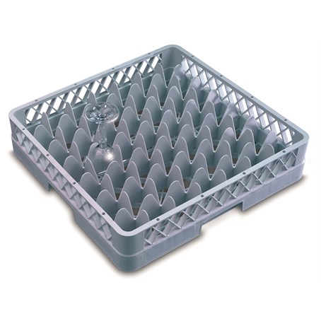 Genware 49 Compartment Glass Rack