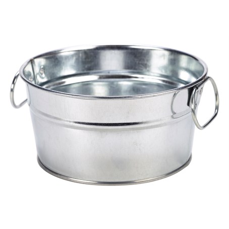 Galvanised Steel Serving Bucket 15 x 8cm