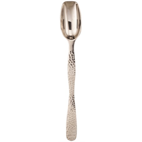 Stainless Steel, Hammered Spoon, 9-1/2" L