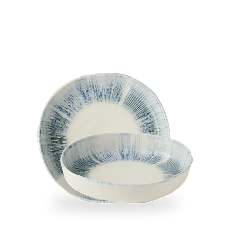 Lyra Blue Walled Bowl