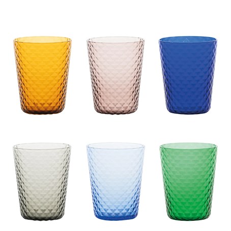 Assorted Pack of ISOLANO Tumbler Glasses