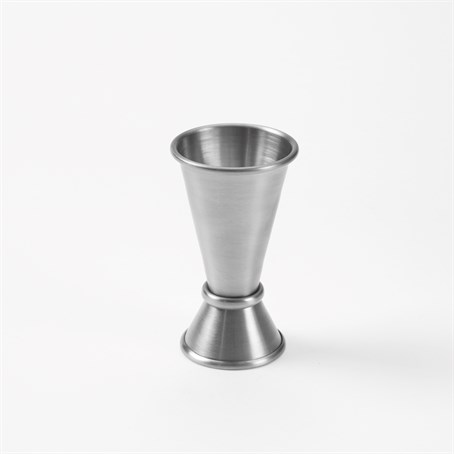 Jigger, Stainless Steel, Satin, 1/2 Oz. X 1-1/4 Oz.