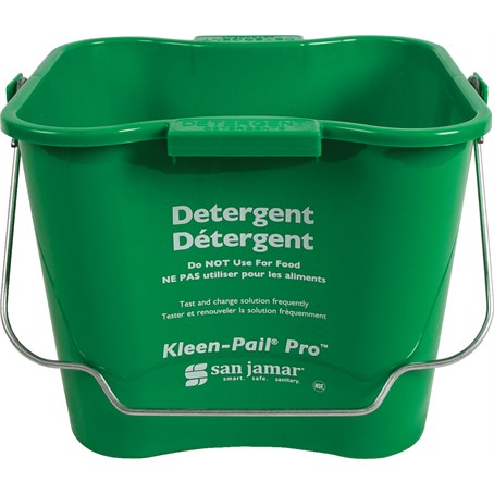 San Jamar 7.57L Green Kleen Pail Pro