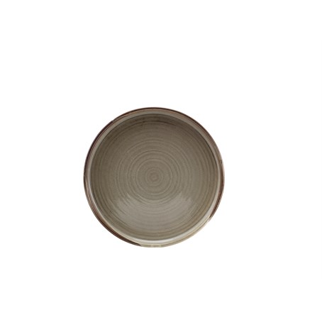 Terra Porcelain Grey Low Presentation Plate 21cm