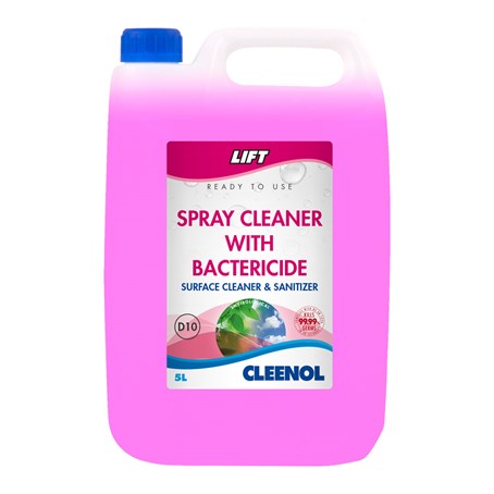 LIFT SPRAY CLEANER WITH BACTERICIDE 2X5L