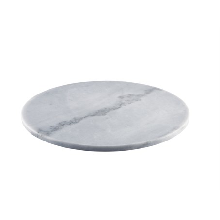 Grey Marble Platter 33cm Dia