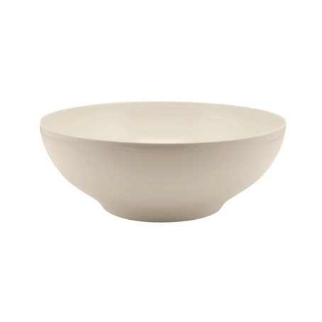 White Melamine Round Buffet Bowl 35.5cm