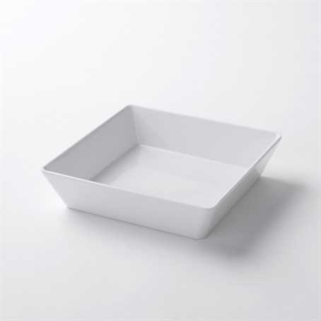 Melamine Bowl, Square-Shallow, 36 Oz.