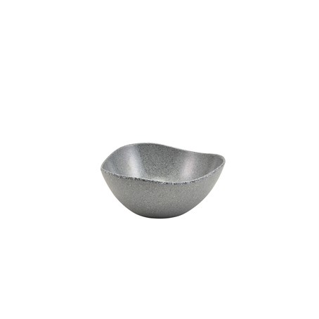 Grey Granite Melamine Triangular Buffet Bowl 25cm