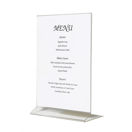 Acrylic Menu Holder A5 Size