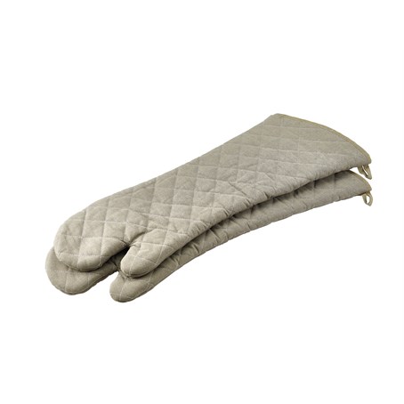 Flameguard Oven Mitt Tan 24" CE Marked (Pair)