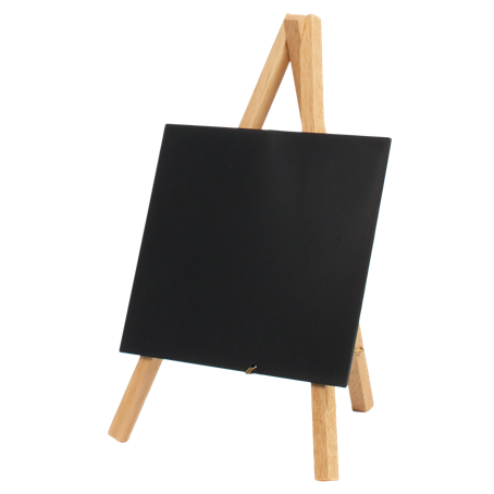 Mini Chalkboard Easel 24 X 11.5cm Wood Pk3