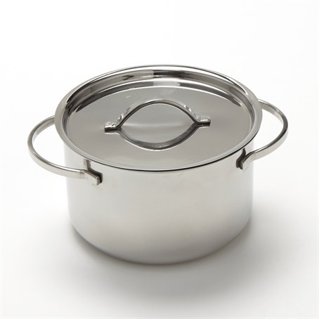 Mini Pot W/ Lid, Stainless Steel, 14 Oz.