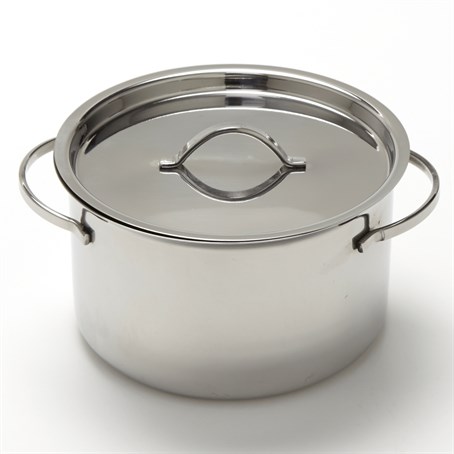 Mini Pot W/ Lid, Stainless Steel, 24 Oz.