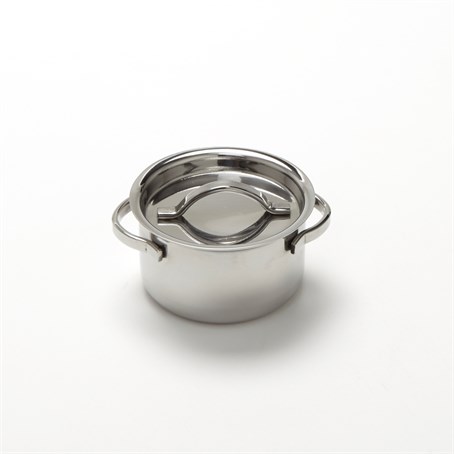 Mini Pot W/ Lid, Stainless Steel, 4 Oz.