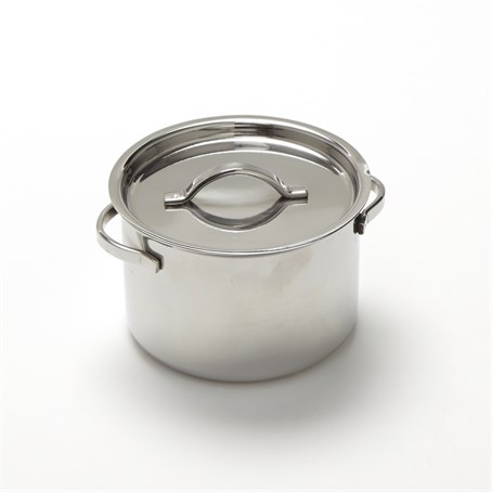 Mini Pot W/ Lid, Stainless Steel, 8 Oz.