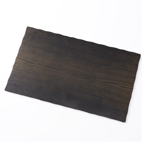 Serving Board, Melamine, Rectangular, Walnut