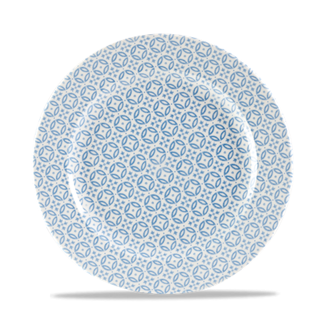 Moresque Blue Profile Plate 10.875"