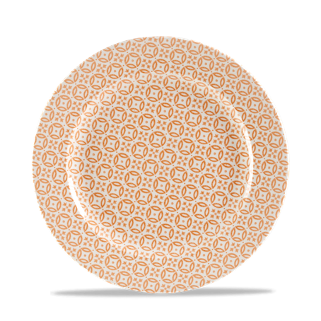 Moresque Coral Profile Plate 10.875"