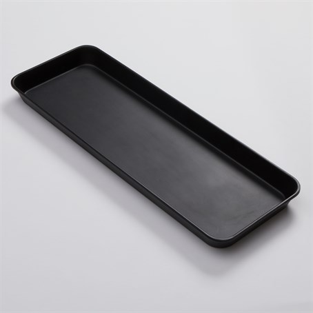 Market Tray, Melamine, Black, 270 Oz.