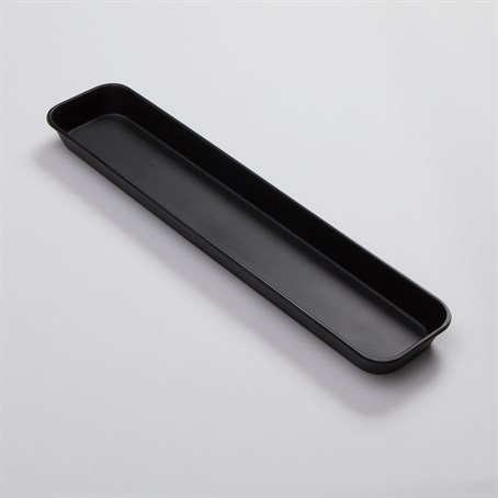 Market Tray, Melamine, Black, 150 Oz.