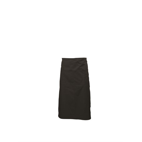 Black Waist Apron W/ Split Pocket 70cm Long