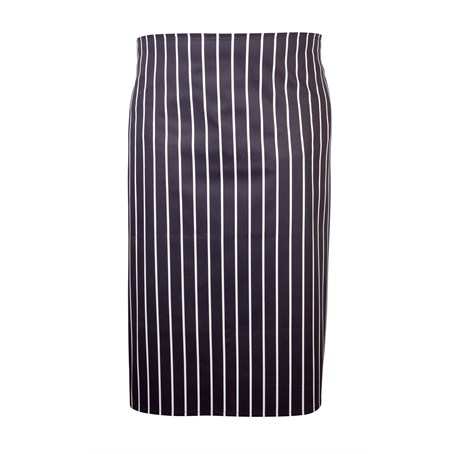 Navy Butchers Stripe Waist Apron 71cm X 76cm