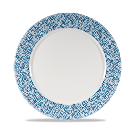 Isla Spinwash Ocean Blue  Presentation Plate 12"