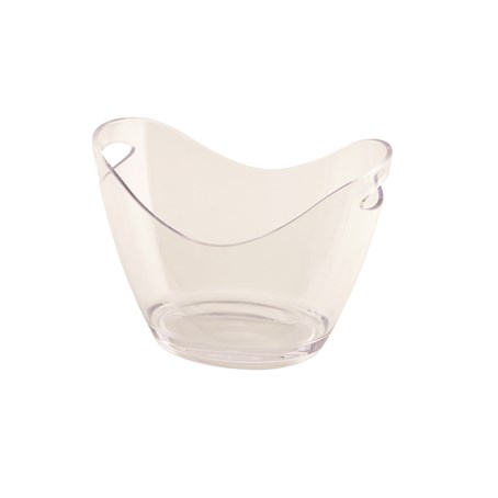 Clear Plastic Champagne/Wine Bucket Small