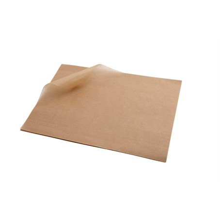 Greaseproof Paper Brown 25 x 20cm