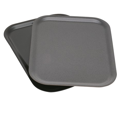 Laminated Wood Tray 46 X 34cm - Dark Granite