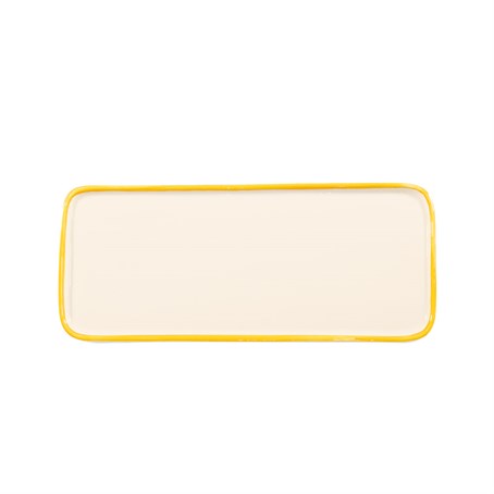 LIDO RIM Yellow Rectangular Plate