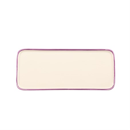 LIDO RIM Amethyst Rectangular Plate