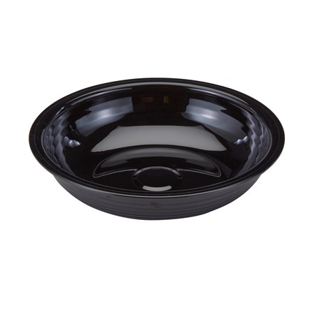 Cambro 584ml Black Polycarbonate Ribbed Bowl