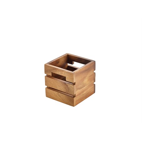 Acacia Wood Box/Riser 12x12x12cm