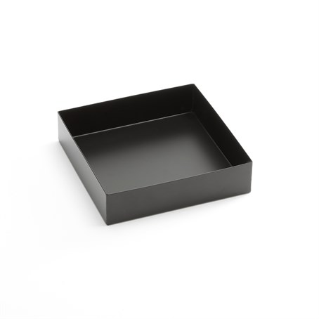 Tray, Square, Black