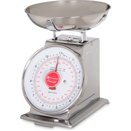 San Jamar Mechanical Scale With 5kg Bowl