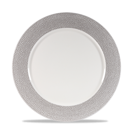 Isla Spinwash Shale Grey  Presentation Plate 12"