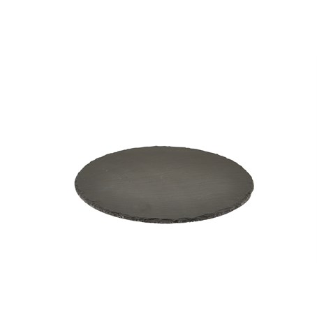 Genware Natural Edge Slate Platter 30cm Round