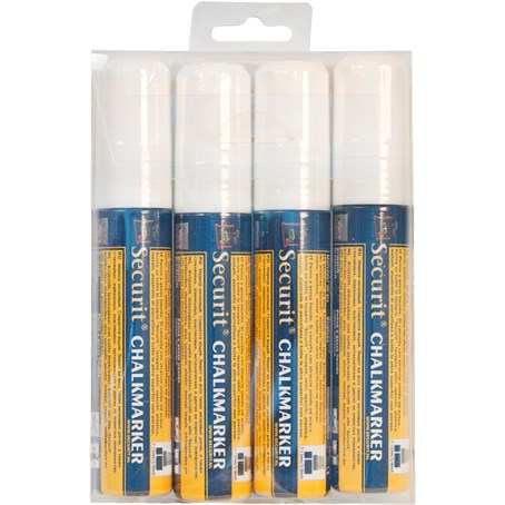 Chalk markers 4 Pack White Large