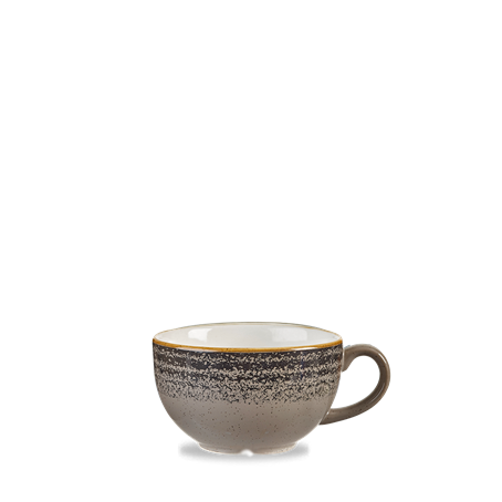 Studio Prints Charcoal Black  Cappuccino Cup 8oz