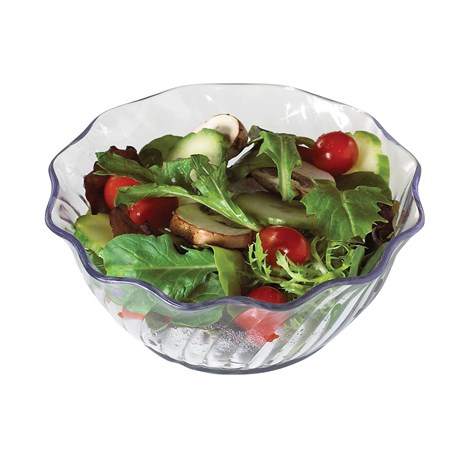 Cambro 384ml Clear SAN Swirl Bowl