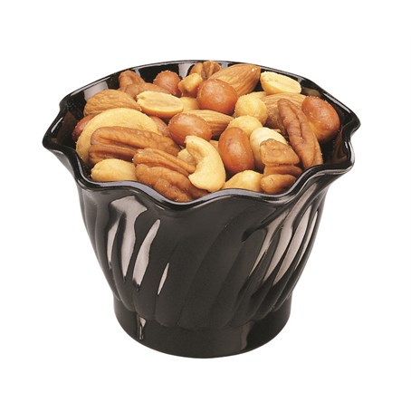 Cambro 148ml Black Swirl Bowl