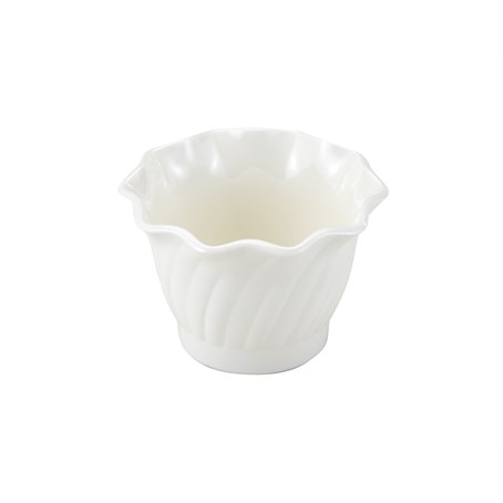 Cambro 148ml White Swirl Bowl