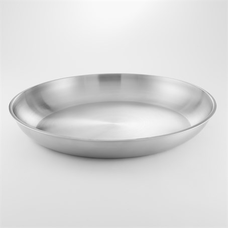 Seafood Tray, Stainless Steel, 18" Diameter