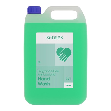 2x5L SENSES FRAGRANCE-FREE ANTIBACTERIAL HAND WASH